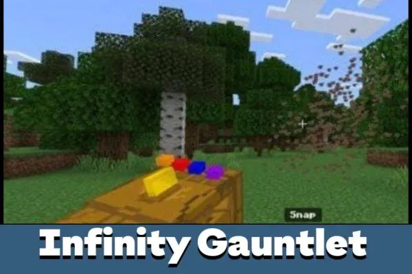 Infinity Gauntlet Mod for Minecraft PE