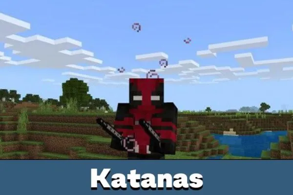 Deadpool katanas for Minecraft PE