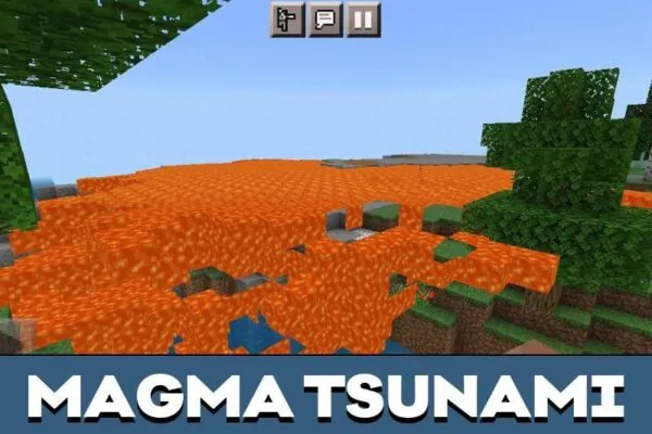 Magma Tsunami in Minecraft PE