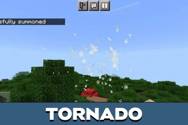 Tornado in Minecraft PE