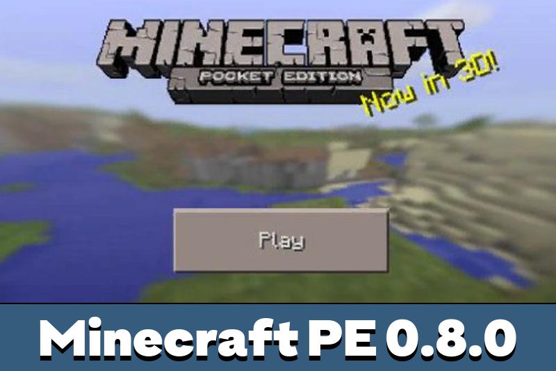 NEW Minecraft Pocket Edition 0.8.0 Beta Alpha Build 4 Samsung