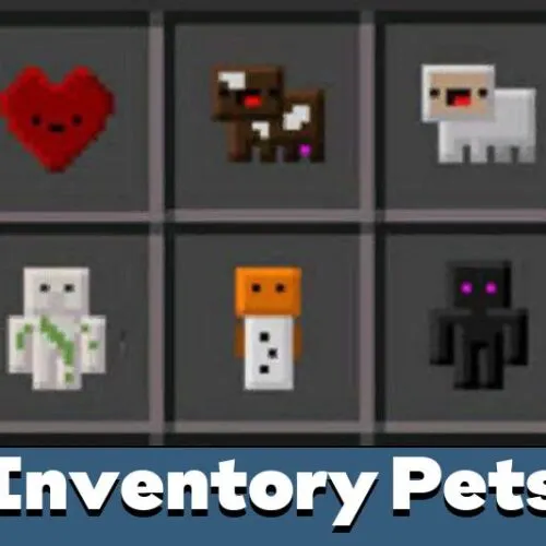 Inventory Pets Mod for Minecraft PE