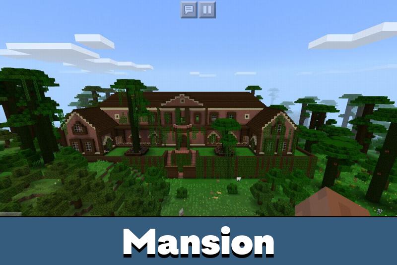 minecraft pe mansion