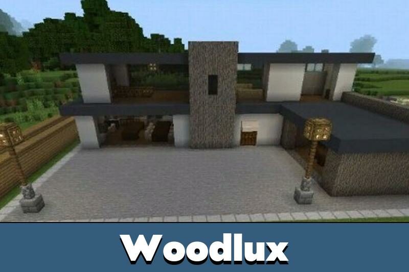 minecraft pe modern mansion map