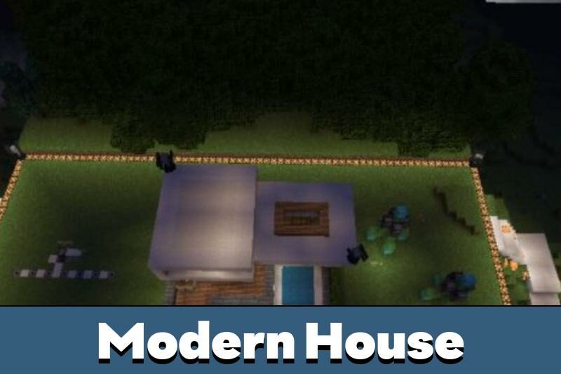 Wooden house Minecraft Map