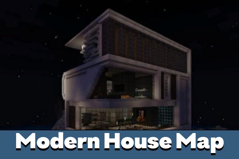 Small Modern home Minecraft Map  Minecraft interior design, Minecraft  houses, Minecraft living room