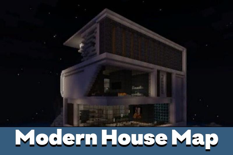 Big wooden house Minecraft Map