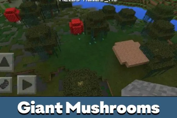 Mushrooms in Minecraft PE 0.10.5