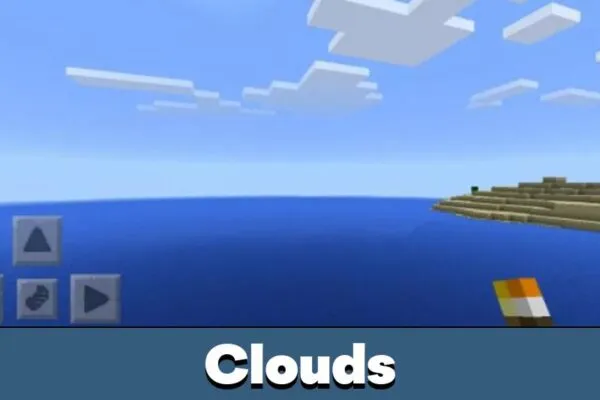 Clouds in Minecraft PE 0.10.5