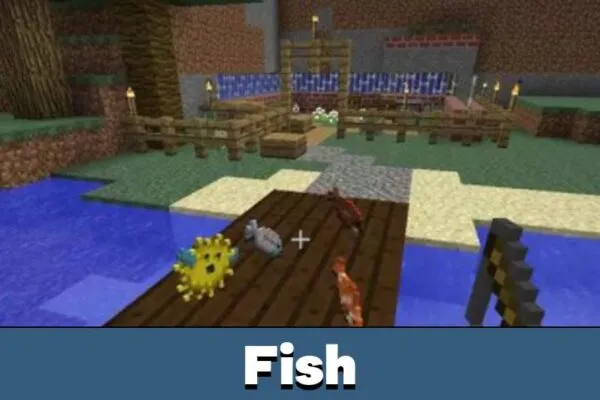 Fish in Minecraft PE 0.11