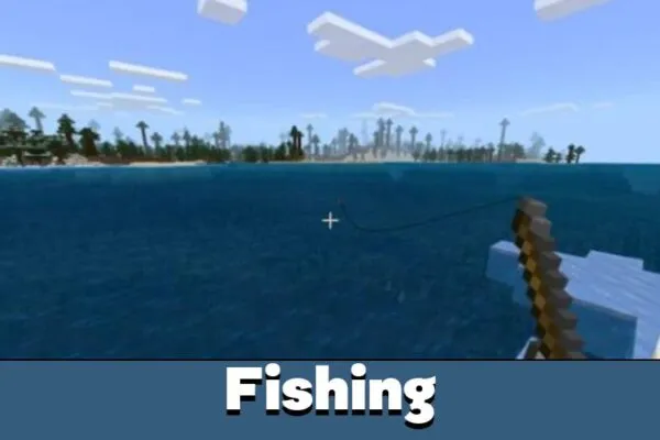 Fishing in Minecraft PE 0.11