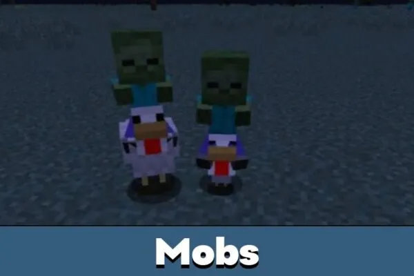 Mobs in Minecraft PE 0.11