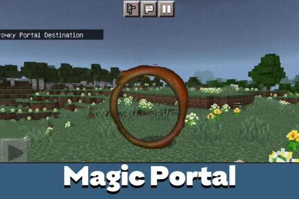 Magic portal in Doctor Strange Mod for Minecraft PE