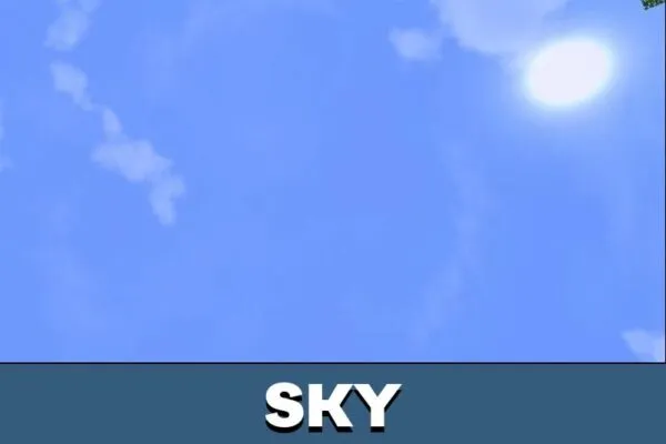 Sky from BSFBE Shader for Minecraft PE