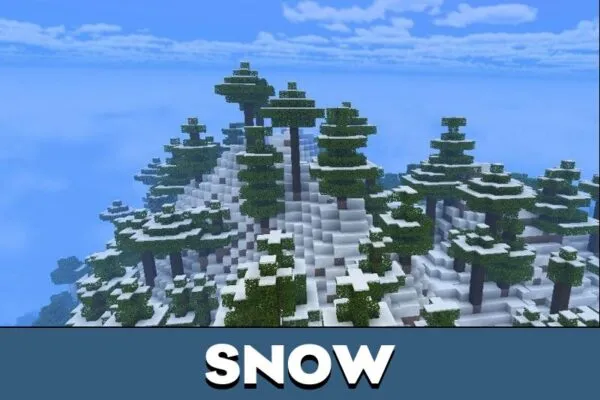 Snow from BSFBE Shader for Minecraft PE