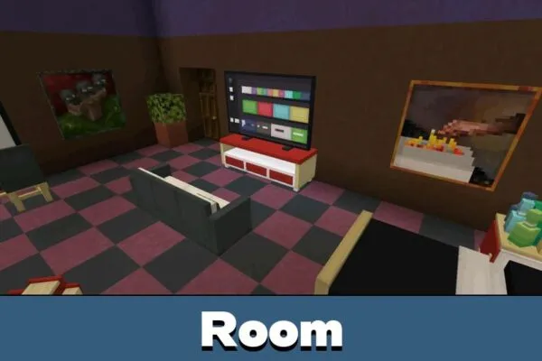 Room from Toy Story Map for Minecraft PE