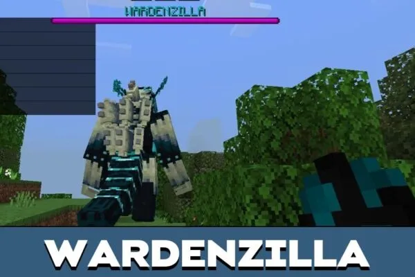 Wardenzilla from Godzilla mod for Minecraft PE