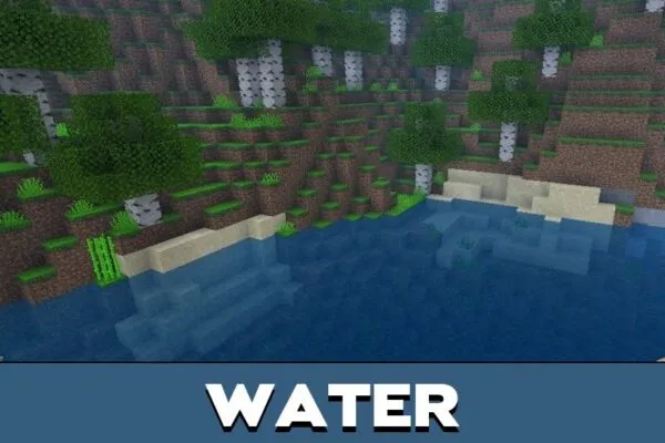 Water from BSFBE Shader for Minecraft PE