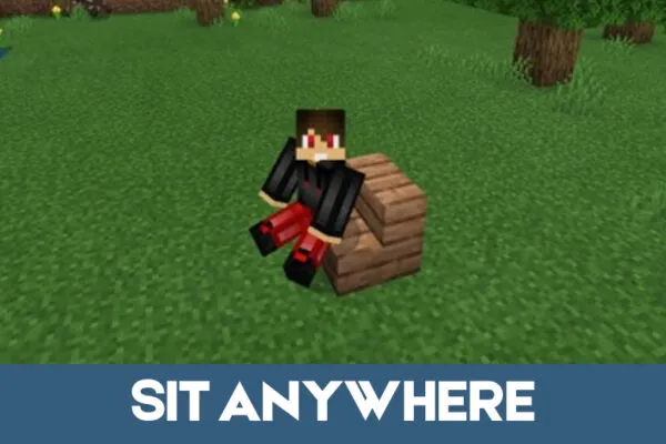 Sit Mod for Minecraft PE