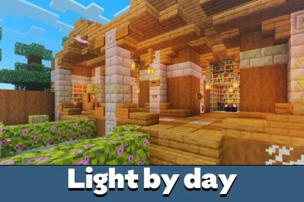 Light by Day in Edis Shaders for Minecraft PE