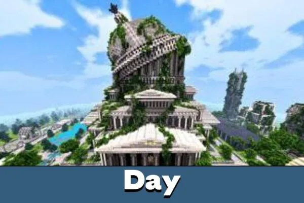 Day in Parallax Shaders for Minecraft PE