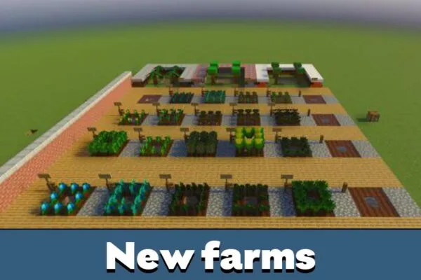 New Farms in Food Mod for Minecraft PE