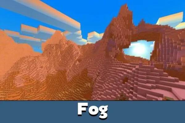 Fog in Pisces PE Shaders for Minecraft PE