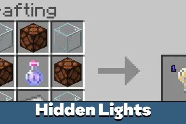 Hidden Lights in Lights Mod for Minecraft PE