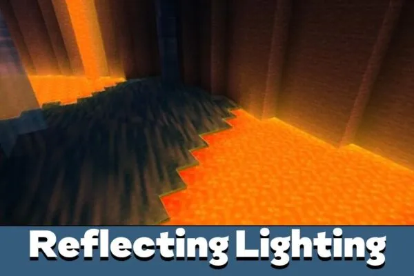 Reflecting Lighting in Vibrant Shaders for Minecraft PE