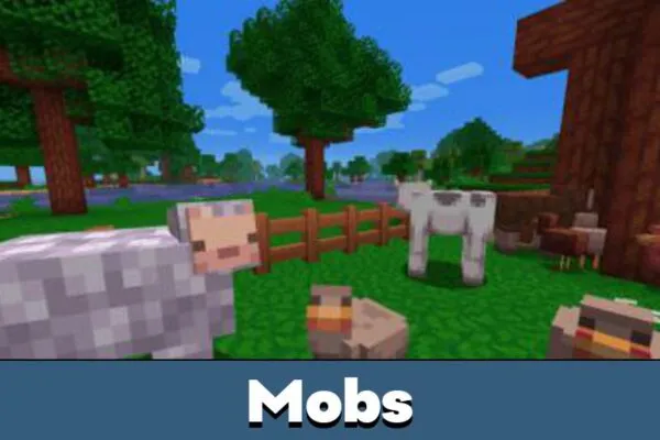 Mobs in Woodpecker Texture Pack for Minecraft PE