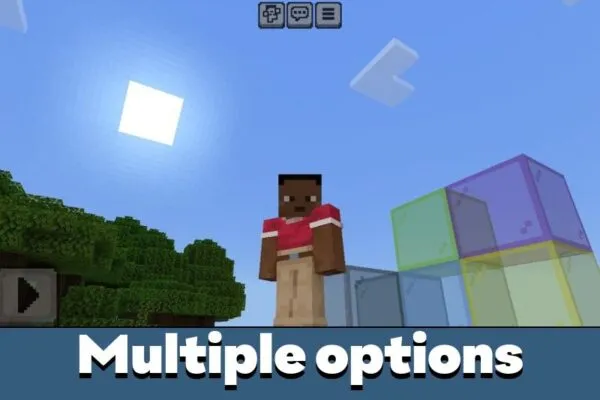 Multiple Options from Glass Texture Pack for Minecraft PE