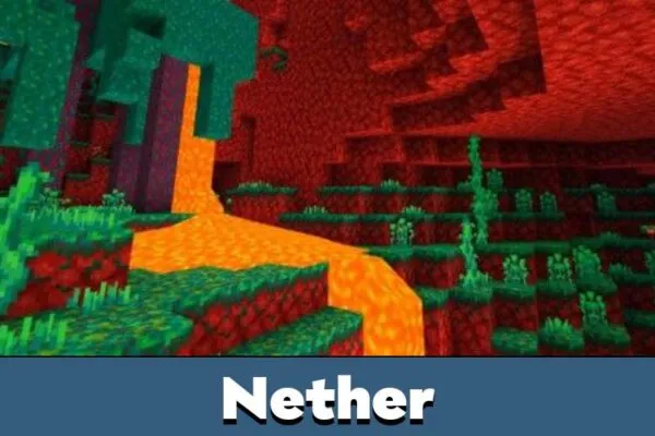 Nerher in HD Shaders for Minecraft PE