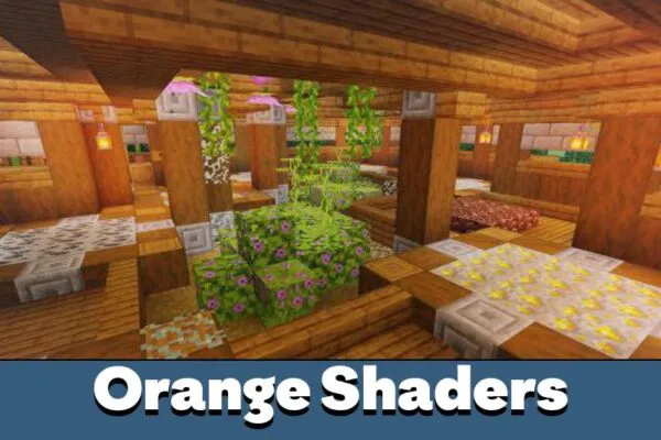 Orange Low End Shaders for Minecraft PE