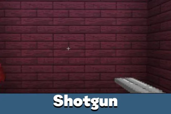 Shotgun in Gun Texture Pack for Minecraft PE