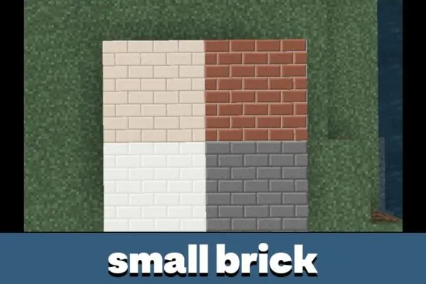 Small Brick in Brick Texture Pack for Minecraft PE