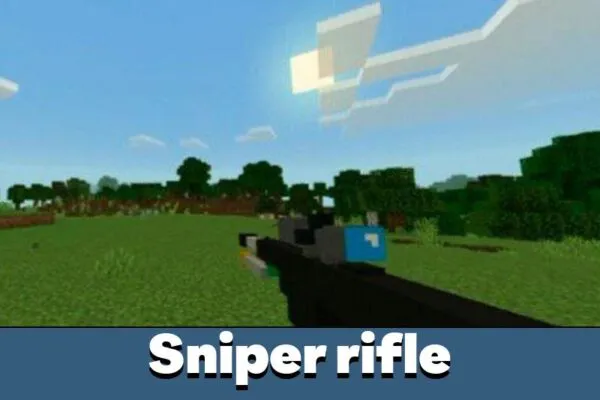 Sniper Rifle in Gun Texture Pack for Minecraft PE