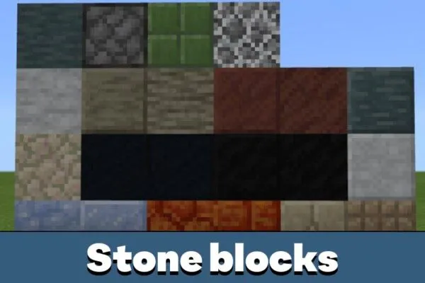 Stone Blocks in Quark Mod for Minecraft PE