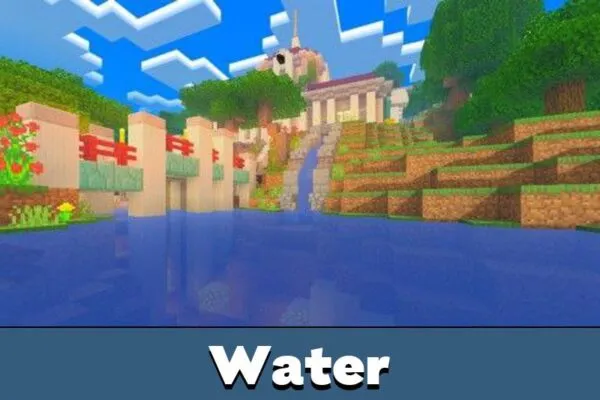 Water in Pisces PE Shaders for Minecraft PE