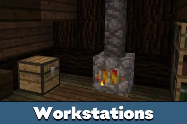 Workstations in Bdoubleo Texture Pack for Minecraft PE