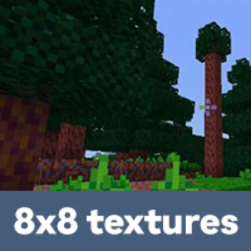 8×8 Texture Pack for Minecraft PE