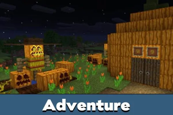 Adventure in Halloween Map for Minecraft PE