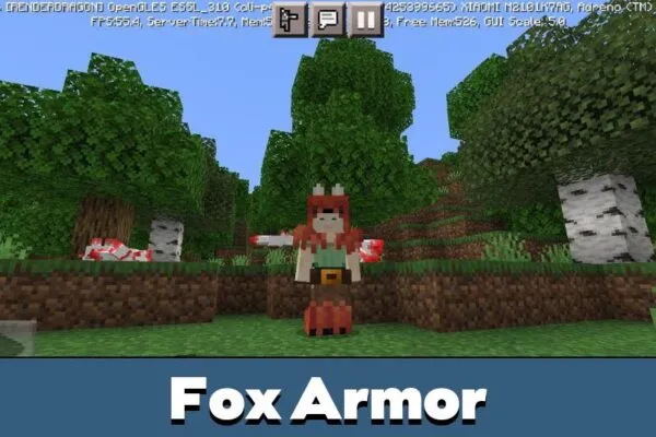 Armor Fox in Fox Mod for Minecraft PE