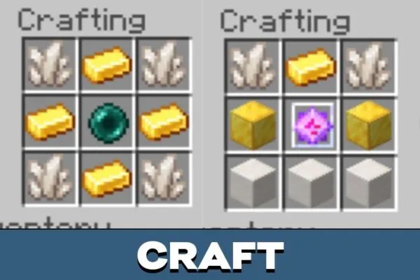 Craft from Dimension Mod for Minecraft PE