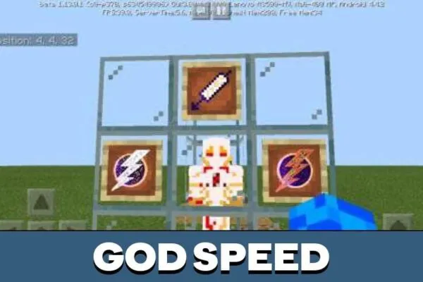 Flash God speed Mod for Minecraft PE