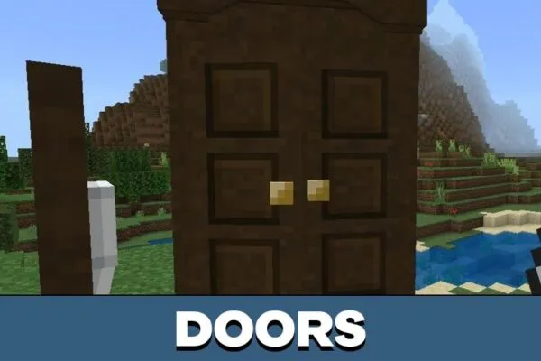 Doors from Roblox Mod for Minecraft PE