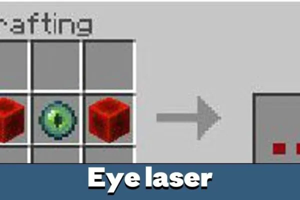 Superman eye laser Mod for Minecraft PE