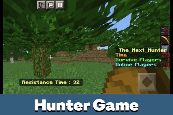 Hunter Game in Hunter Mod for Minecraft PE