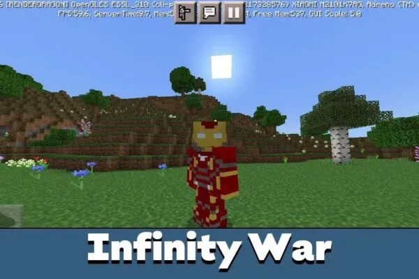 Infinity war Mod for Minecraft PE