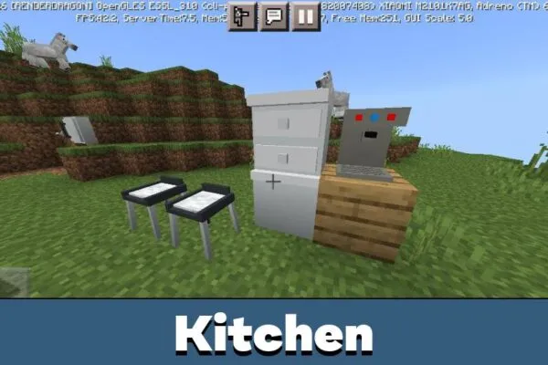 Kichen in Decocraft Mod for Minecraft PE