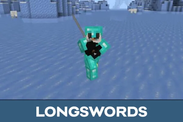 Longsword sword Mod for Minecraft PE